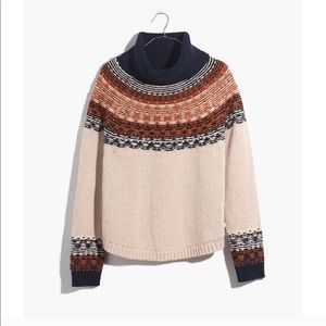 Madewell S Fair Isle Sweater NWT